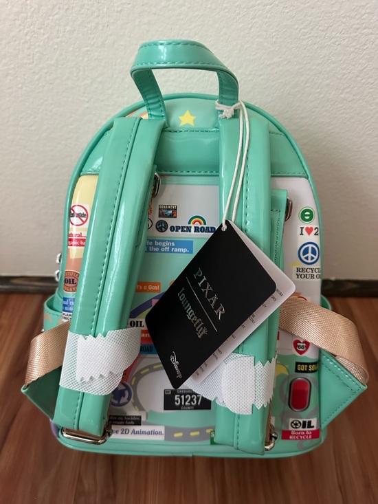 Loungefly Teal Retro VW Character Mini Backpack main image 3